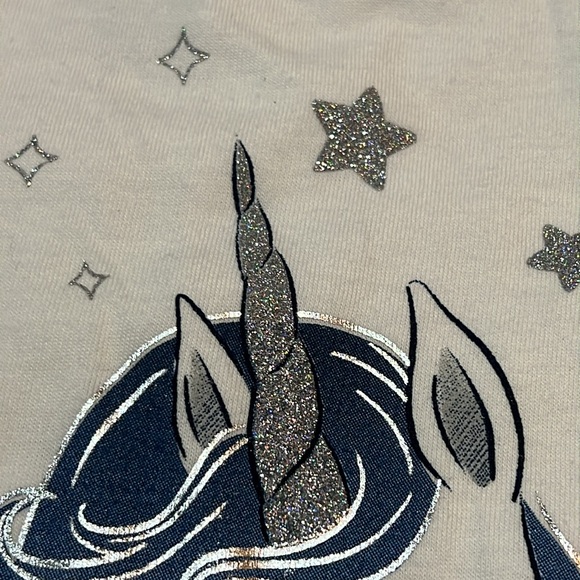 NEW Girls Unicorn Short Sleeve Tee (6) - Picture 2 of 6